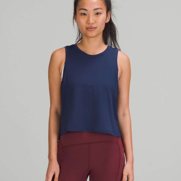 Lululemon Train to Be Tank Top in Night Sea Navy Blue size 4 - Picture 1 of 6